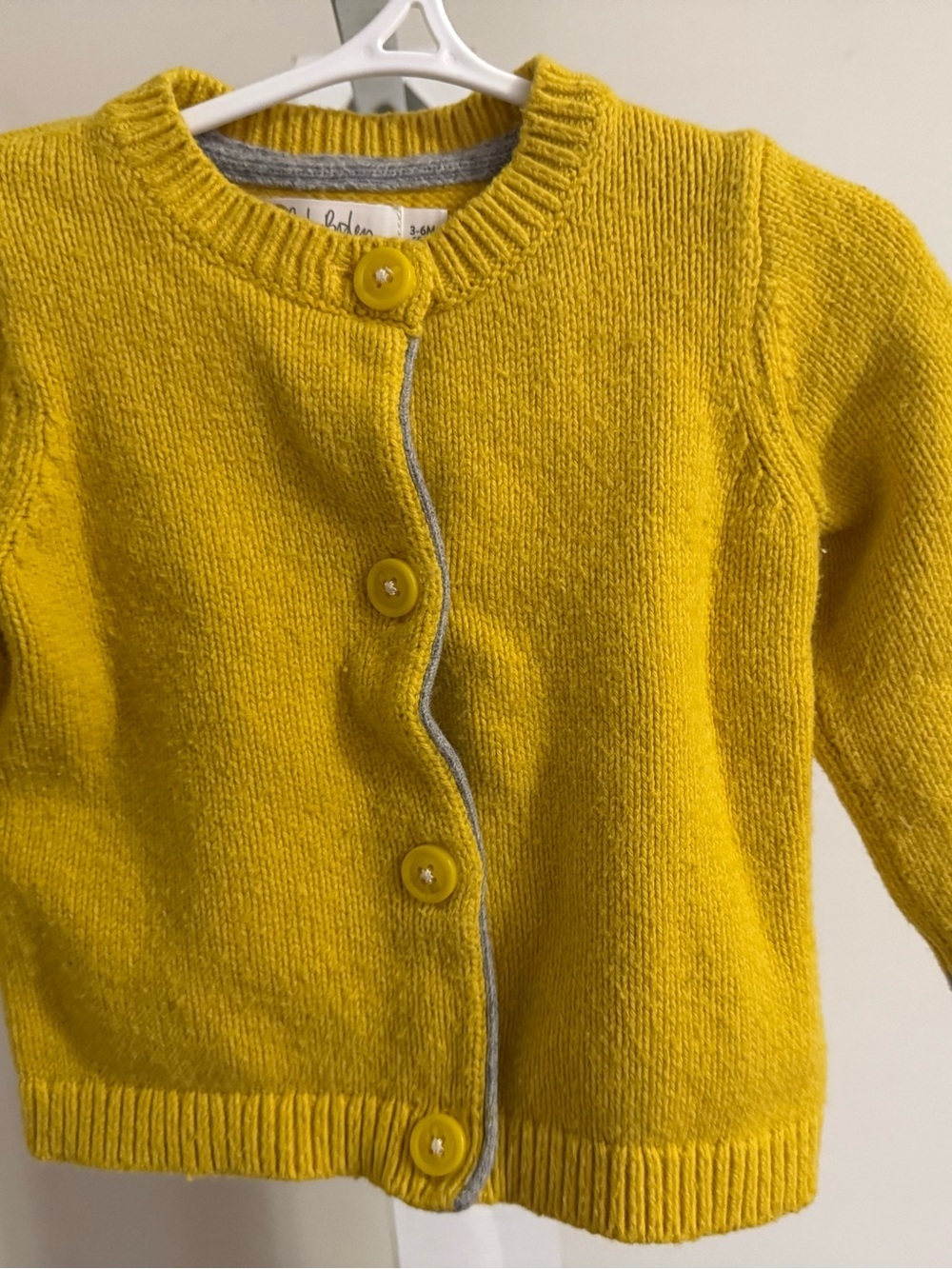Baby Boden Wool Blend Polar Bear Cardigan - Picture 3 of 8